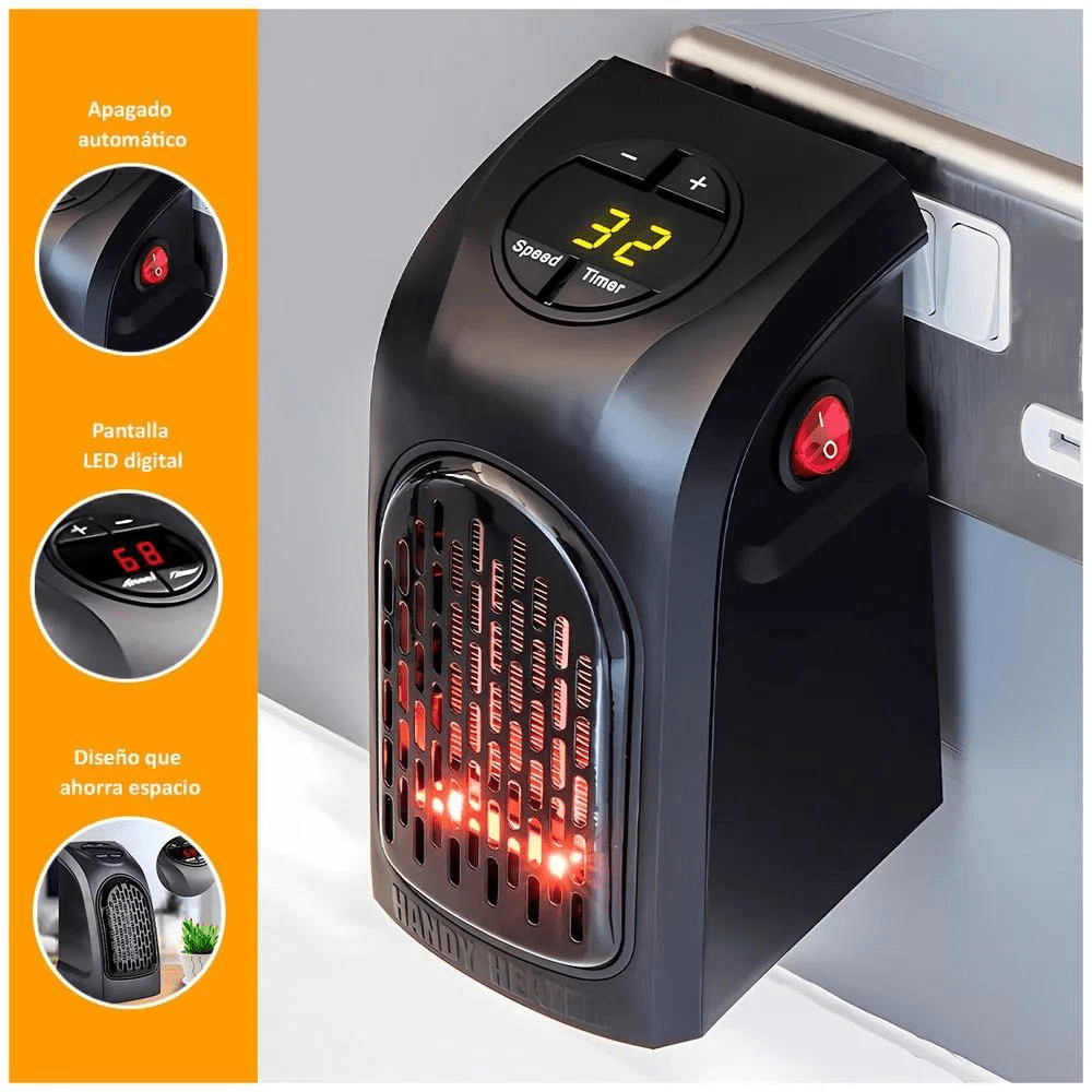 Calefactor Eléctrico Portátil Estilo Moderno