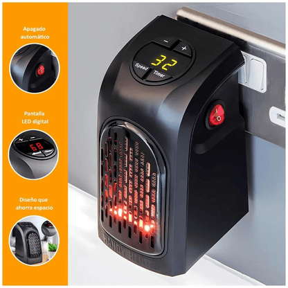 Calefactor Eléctrico Portátil Estilo Moderno